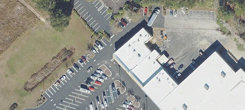 Shopping Center with Outparcel Drive-Thru