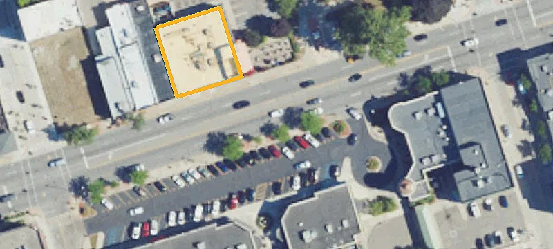Freestanding Corner Retail Building