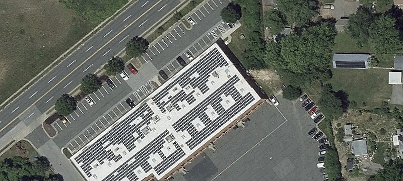 Warehouse at Major Road Intersection