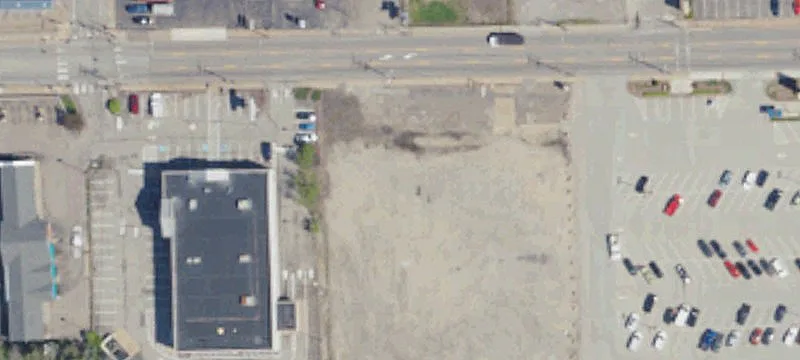 Retail Frontage Space with Curb Cuts