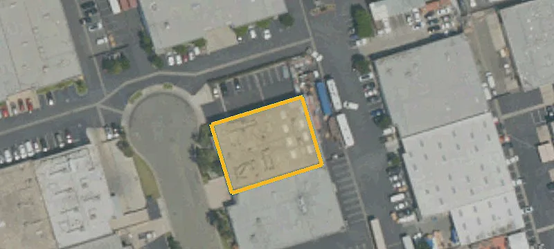 Warehouse with Fenced Yard