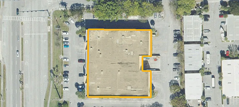 Industrial Warehouse with Fenced Yard