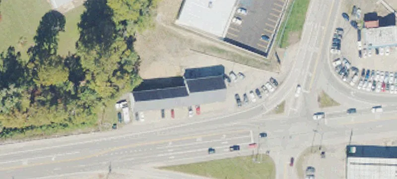 Automotive Service Building with Drive-Through