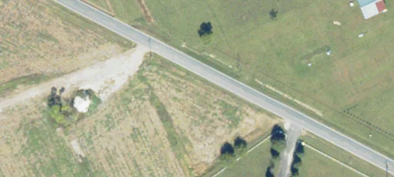 Cleared Farmland Site with Drainage