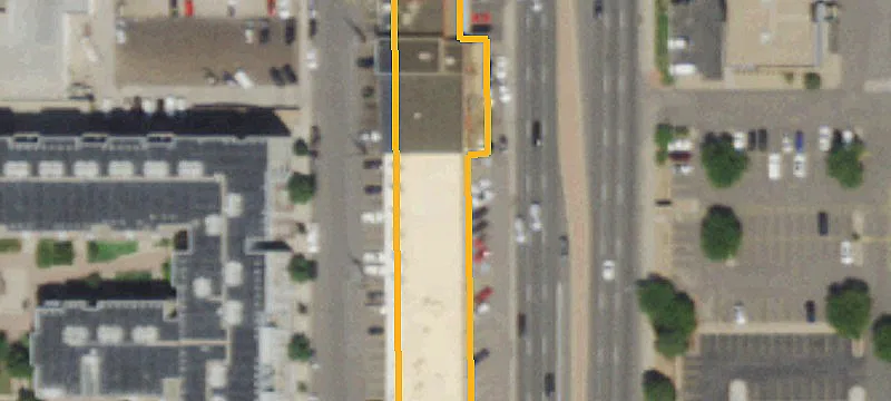Retail Strip Center with Monument Signage