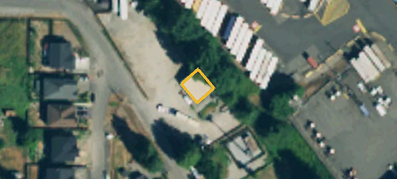 Graveled Secured Yard with Office