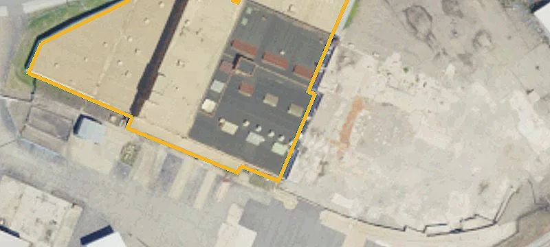 Warehouse with Fenced Loading Yard