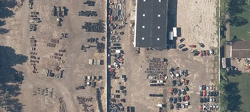 Industrial Warehouse Complex with Yard