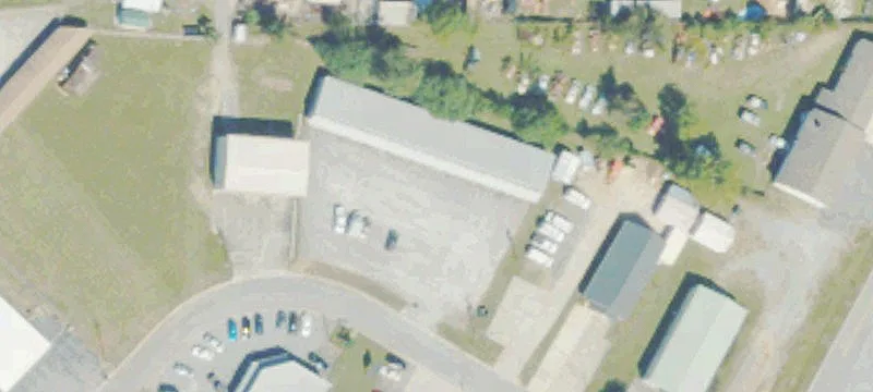 Brick Office Building with Storage