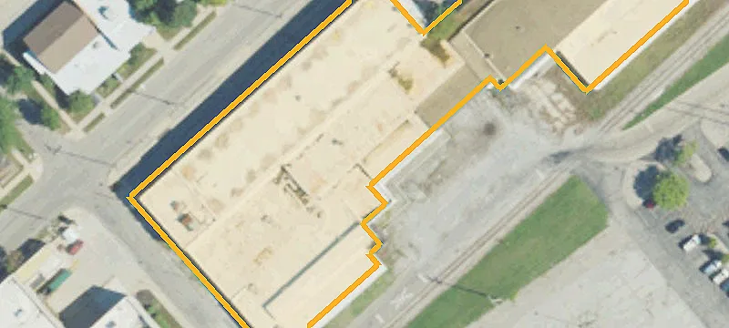 Industrial Warehouse with Cranes