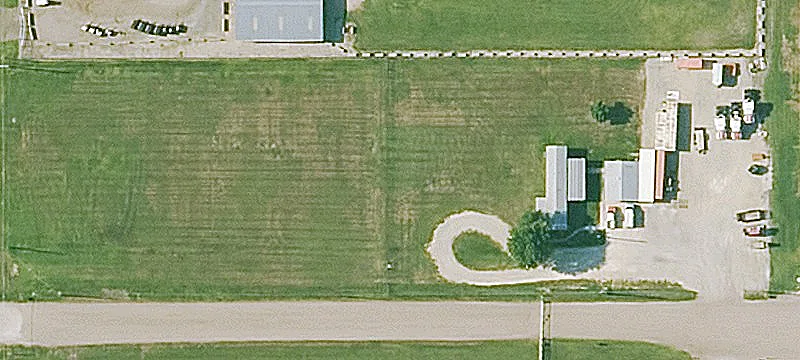 Industrial Hardened Lot with Warehouse