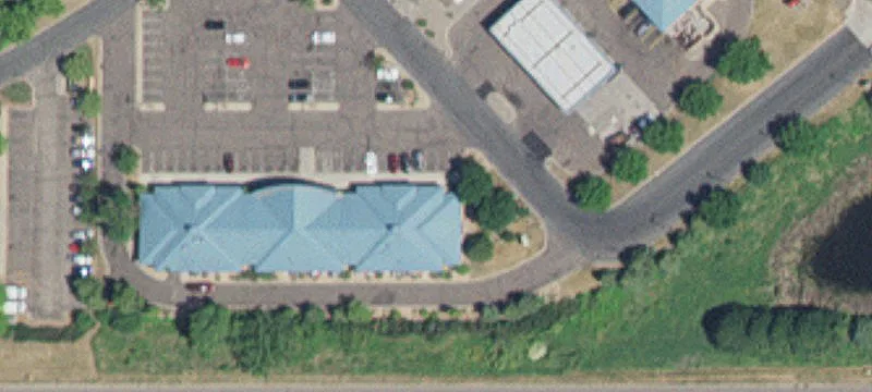 Retail Strip Mall at Intersection