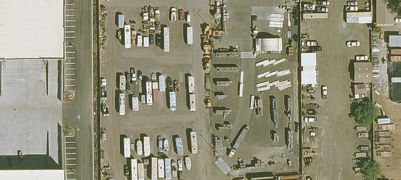 Industrial Fenced Yard with Office