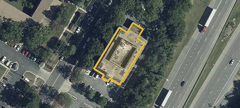 Office Building with Drive-In Storage