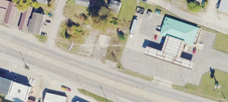 Car Lot with Office Building