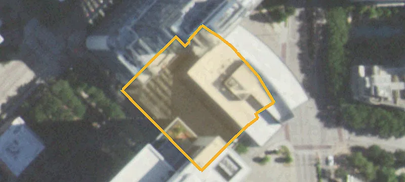 Office Space with Two-Story Arch