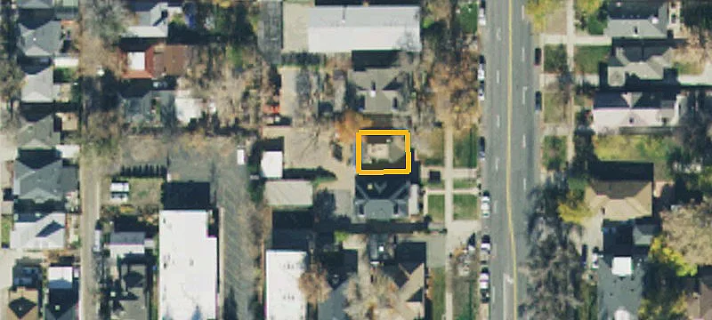 Corner Office Building