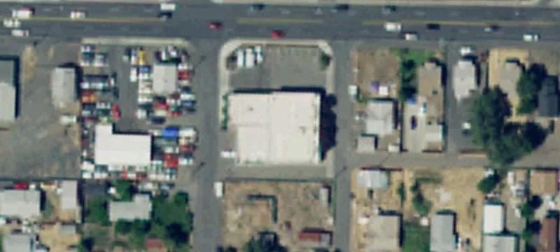 Free-Standing Retail Building with Roll-Up Door
