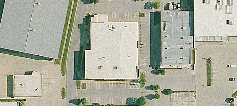 Retail Strip Center with Storefront Windows