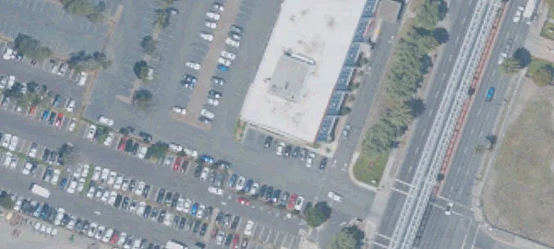 Gated Airport Parking Lot