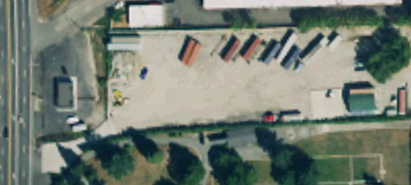Secured Industrial Yard with Office