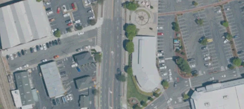 Retail Shopping Center with Parking