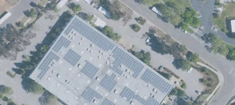 Solar-Powered Industrial Distribution Building