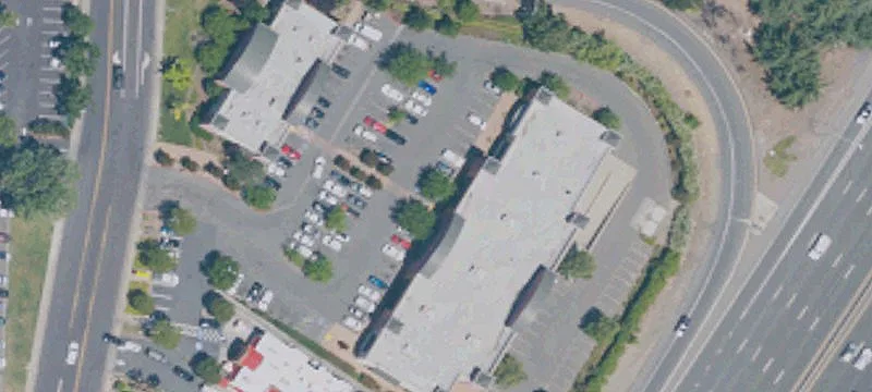 Endcap Retail Space with Signage