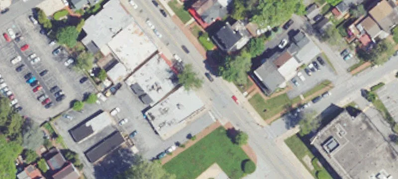 Downtown Shopping Center with Parking
