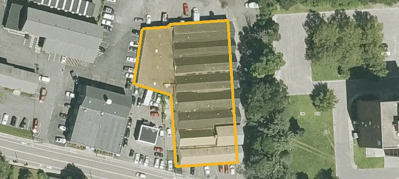 Industrial Warehouse with Loading Docks