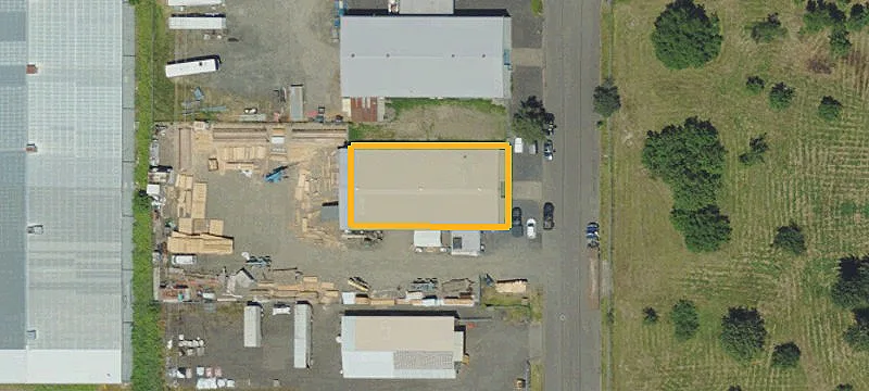 Warehouse with Fenced Yard