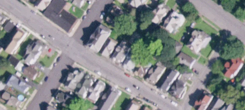 Duplex with L-Shaped Double Lot