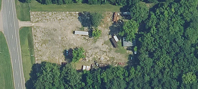 Gated Gravel Laydown Yard
