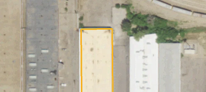 Fenced Storage Yard Warehouse