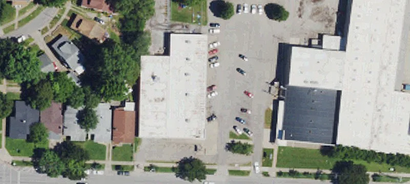 Vacant Retail Space with Second Floor