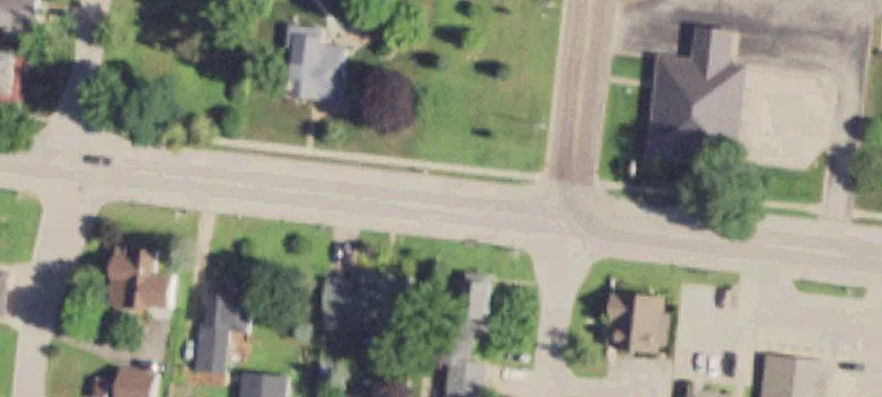 Corner Lot Retail Office Building