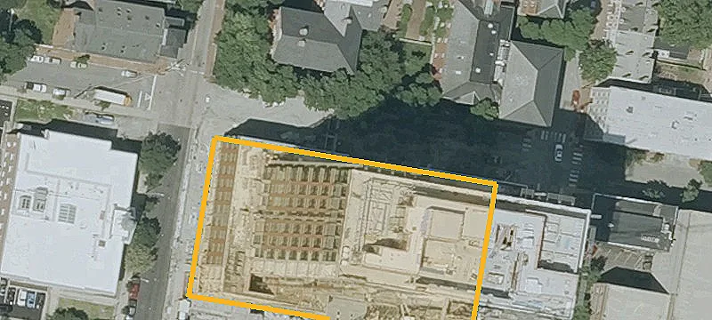 Street-Front Retail at Mixed-Use Development