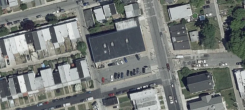Signalized Corner Retail Building