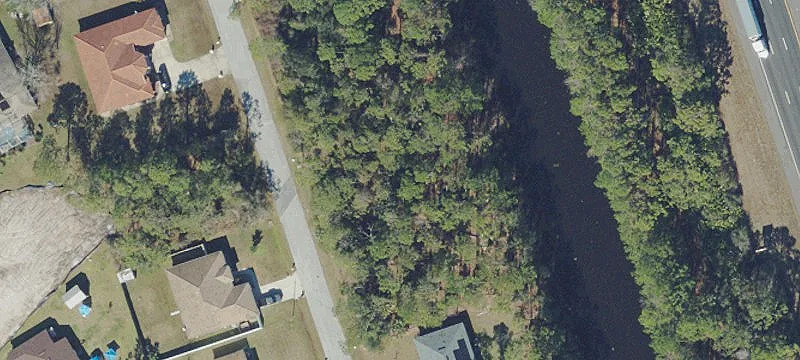Residential Lot with Canal Backdrop
