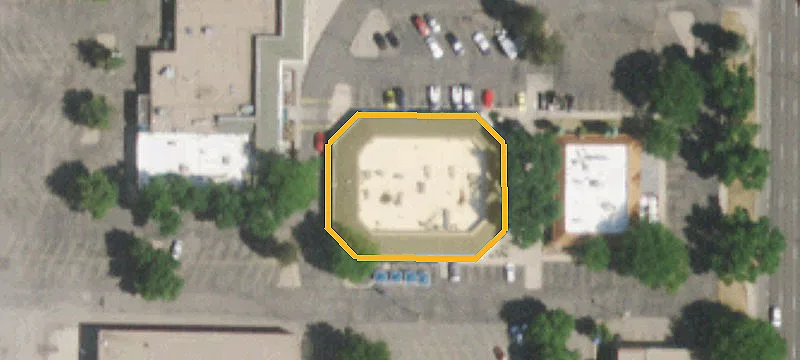 Retail Strip Center with Patio Seating