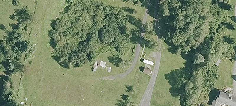 Partially Cleared Residential Building Lot
