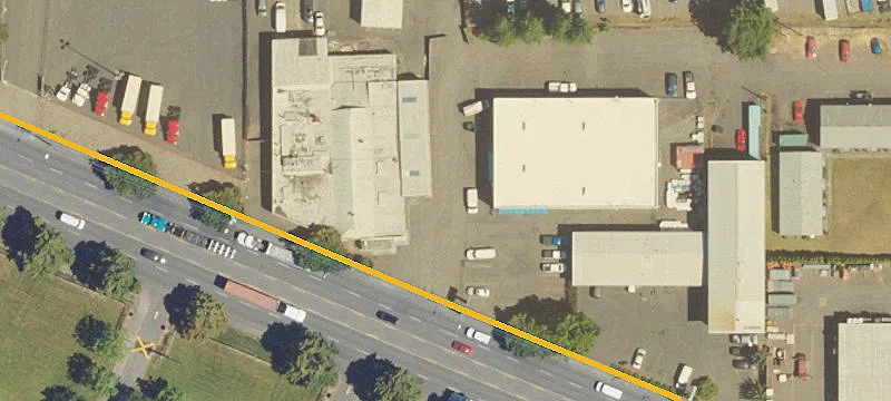 Warehouse with Fenced Yard