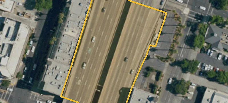 Corner Retail Building with Parking