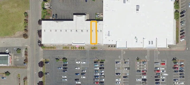 Contiguous Retail Suite with Endcap