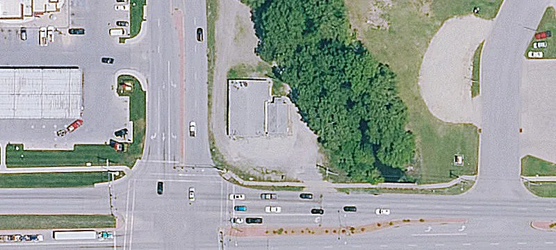 Hard-Corner Retail Building