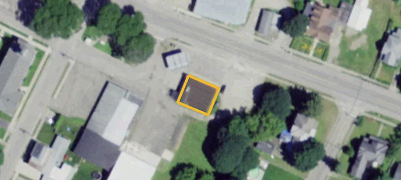 Corner Retail Storefront Building