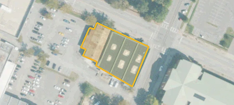Downtown Warehouse with Two Doors