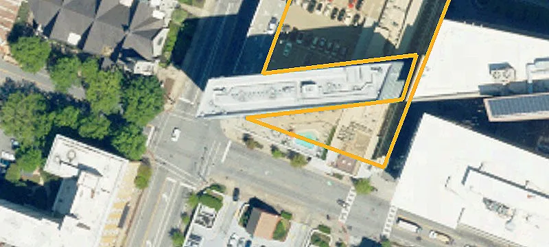 Retail Storefront with Parking Garage