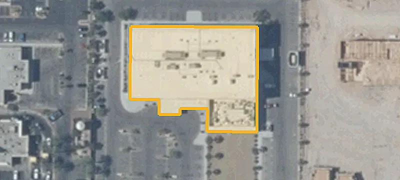 Improved Paved Parking Lot