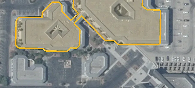 Single-Story Office Building with Parking
